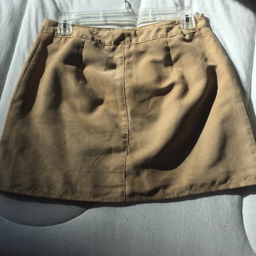 Suede feel skirt